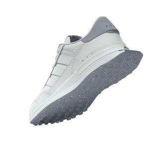 Adidas Womens S2G 26 Leather Spikeless Golf Shoes - White & Silver