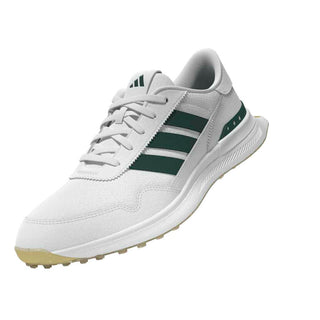 Adidas Womens S2G 26 Leather Spikeless Golf Shoes - White & Green