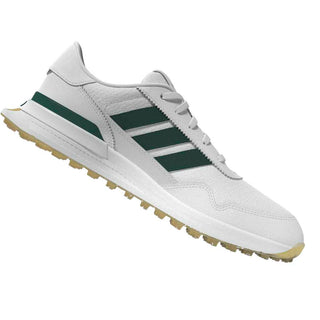 Adidas Womens S2G 26 Leather Spikeless Golf Shoes - White & Green