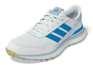 Adidas Womens S2G 26 Leather Spikeless Golf Shoes - White & Blue