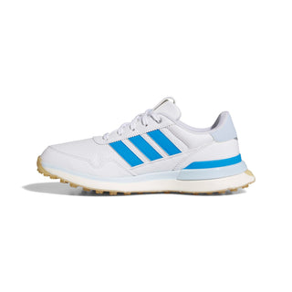 Adidas Womens S2G 26 Leather Spikeless Golf Shoes - White & Blue