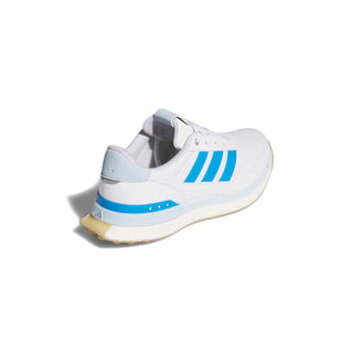 Adidas Womens S2G 26 Leather Spikeless Golf Shoes - White & Blue