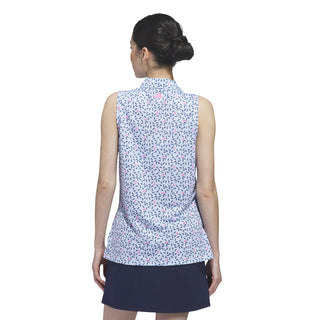 Womens Ultimate365 Otoman Sleeveless Polo Shirt - Crystal Sky