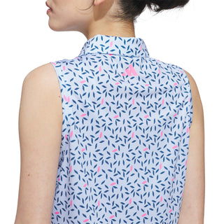 Womens Ultimate365 Otoman Sleeveless Polo Shirt - Crystal Sky