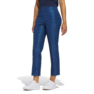 Adidas Womens Ultimate365 Printed Ankle Trousers - Dusky Petrol