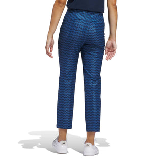 Adidas Womens Ultimate365 Printed Ankle Trousers - Dusky Petrol