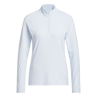 Ultimate365 Solid Quarter Zip Mock Neck - Crystal Sky