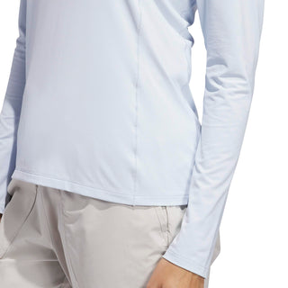 Ultimate365 Solid Quarter Zip Mock Neck - Crystal Sky