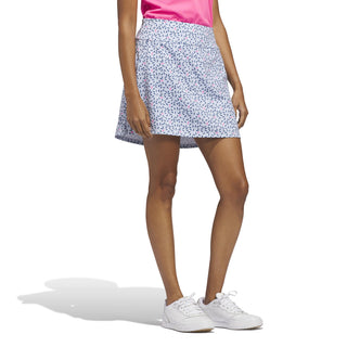 Adidas Womens Ultimate365 Printed Knit Skort - Crystal Sky