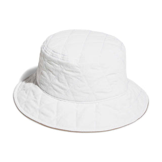 Women's Quilted Bucket Hat - White