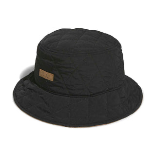 Women's Quilted Bucket Hat - Black