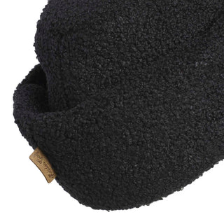 Sherpa Fleece Beanie - Black