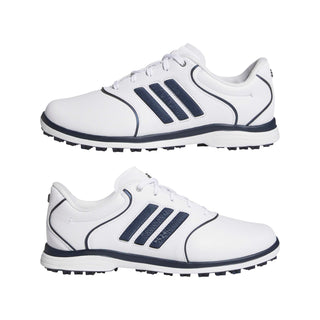 Adidas Womens Alphaflex Zoysia Waterproof Golf Shoes - White & Navy