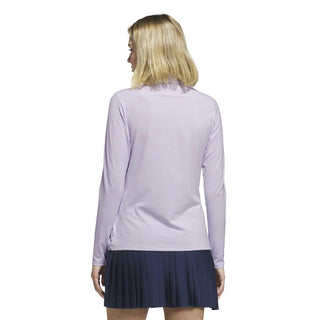 Performance Long Sleeve Golf Polo - Frozen Purple