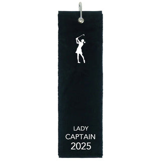 Lady Captain 2025 Own Use Tri Fold Golf Towel