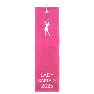 Lady Captain 2025 Own Use Tri Fold Golf Towel