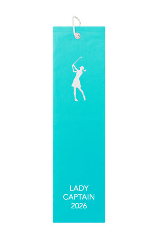 Lady Captain 2026 Tri-Fold Towel - Aqua