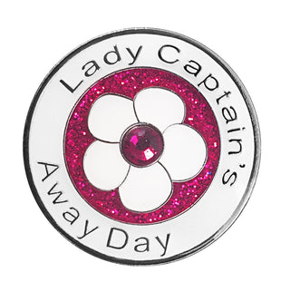 Lady Captain's Away Day Swarovski Crystal Ball Marker - Cerise