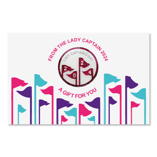 Lady Captain's Day 2024 Golf Ball Marker - Pink