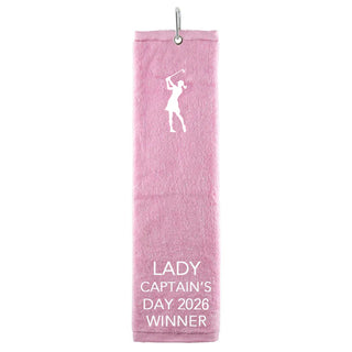 Lady Captain's Day 2026 Winner Tri Fold Golf Towel