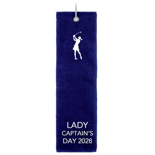 Lady Captain's Day 2026 Tri Fold Golf Towel