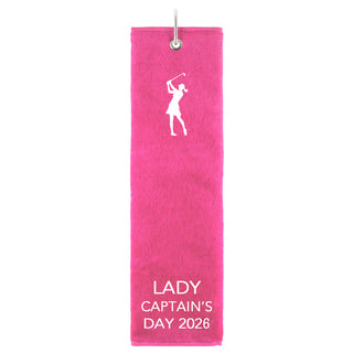 Lady Captain's Day 2026 Tri Fold Golf Towel