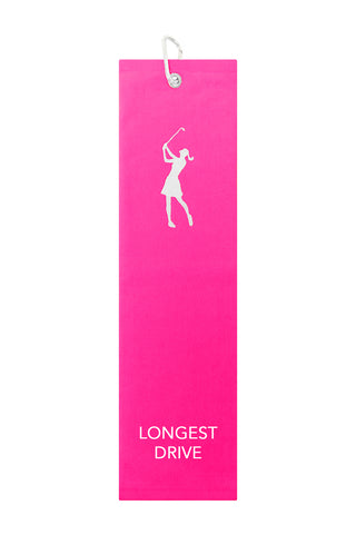 Surprizeshop Longest Drive Tri Fold Golf Towel Prize
