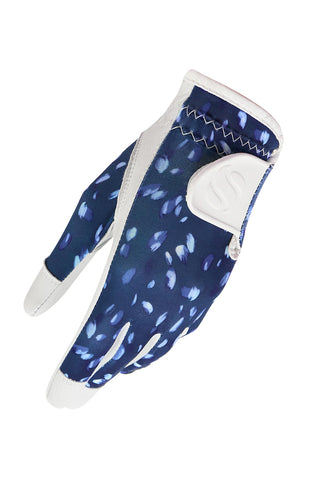 Comfort Stretch Cabretta Leather Golf Glove - Blue Skyfall