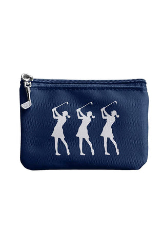 Coin & Card Golf Purse- Navy