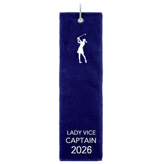 Lady Vice Captain 2026 Own Use Tri Fold Golf Towel