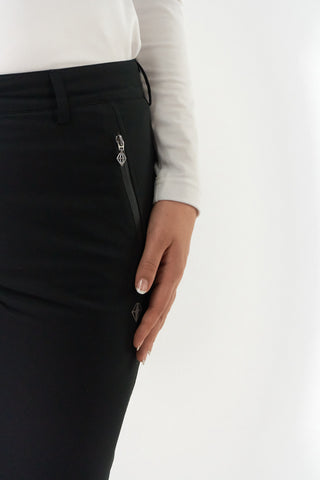 Pure Golf Black Cascade Waterproof/Lined  Ladies Golf Trousers