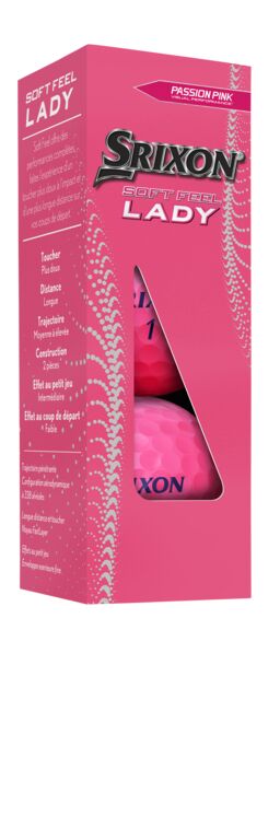 Srixon Soft Feel Lady Golf Balls - Pink (12 Pack)