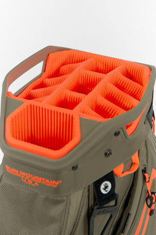 Sun Mountain Water-Resistant Stellar Cart Golf Bag - Mocha & Dawn