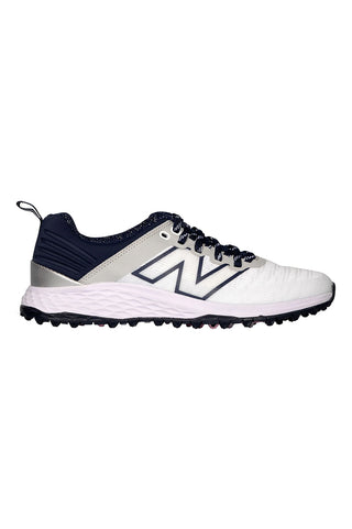 New Balance Womens Waterproof Golf Shoes - Fresh Foam Contend V2 - Spikeless White/Navy