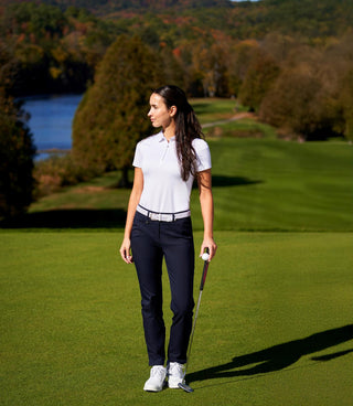 Nessa Ladies Golf Trousers - Navy