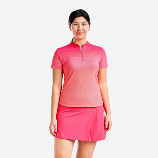 Nivo Ladies Lynda Cap Sleeve Polo - Cherry
