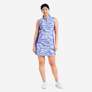 Nivo Ladies Leanna Sleeveless Golf Dress - Cobalt