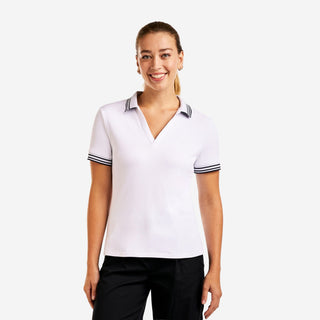 Natalia Ladies Golf Polo Top - White