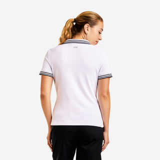 Natalia Ladies Golf Polo Top - White
