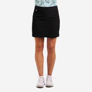 Monroe Pull-On Golf Skort - Black