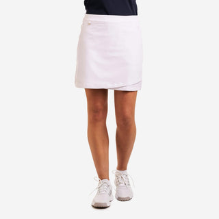 Monroe Pull-On Golf Skort - White