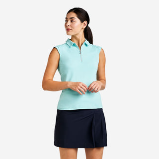 Ladies Nikki II Sleeveless Polo - Aruba Blue
