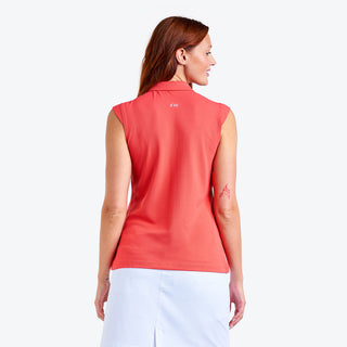 Nivo Ladies Nikki II Sleeveless Polo - Papaya