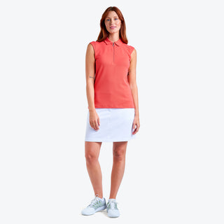 Nivo Ladies Nikki II Sleeveless Polo - Papaya