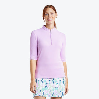 Ladies Noa II Half Sleeve Polo - Bubble Gum