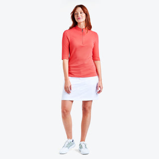 Nivo Ladies Noa II Half Sleeve Polo - Papaya