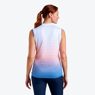 Nivo Ladies Mai Sleeveless Polo - Sea Reflection