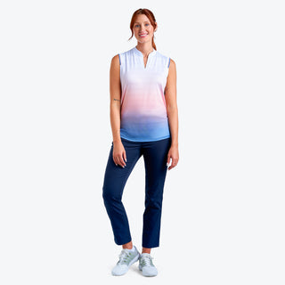 Nivo Ladies Mai Sleeveless Polo - Sea Reflection