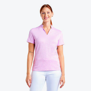 Nivo Ladies Saskia Short Sleeve Polo - Bubblegum