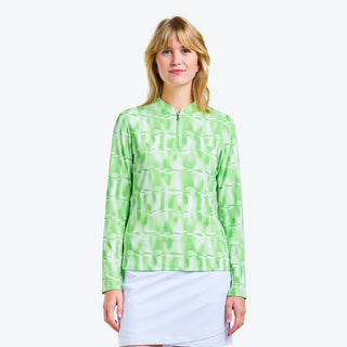 Nivo Ladies Lolita Long Sleeve Liv Cool Mock - Mojito